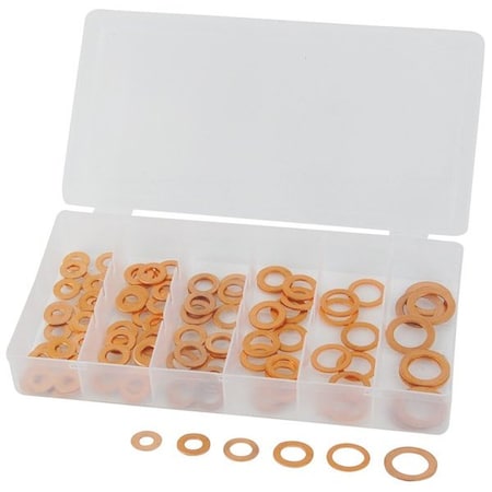 Atd Tools ATD 110-Piece SAE Copper Washer Assortment 359
